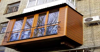 Внешняя отделка балкона Ишимбай цена от 1046 руб. м/2.